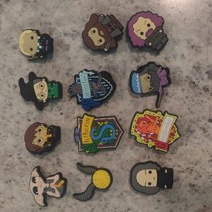 Jibbitz Harry‎ Potter Wizarding World Rubber Shoe Croc Charms 12 Pcs
